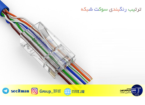کابل شبکه | رنگ بندی کابل شبکه